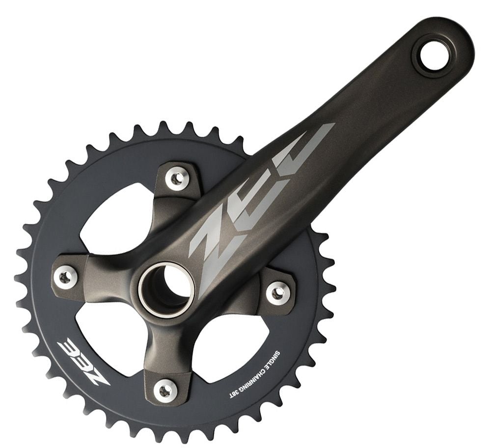 Shimano Zee M645 10 Spd Crankset - Black Black 165mm - 36t - 104mm