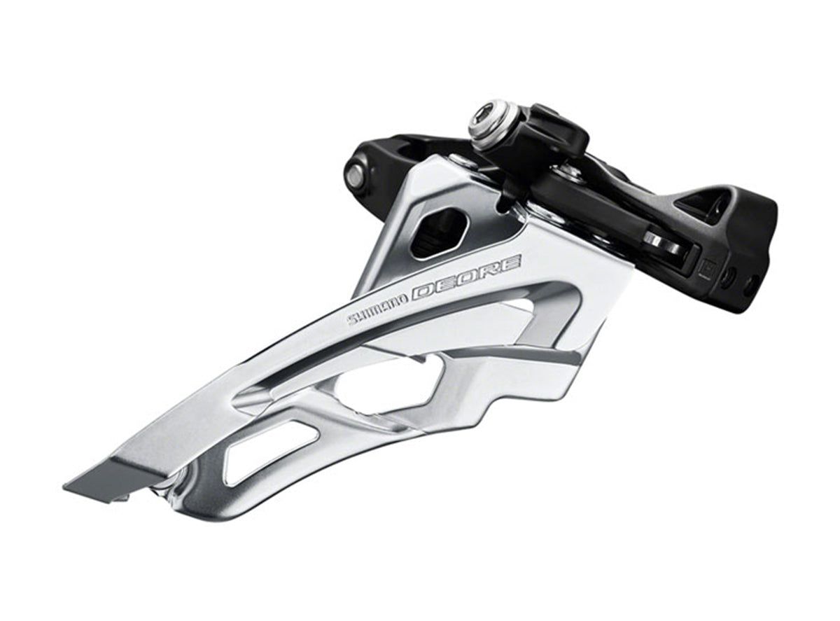 Shimano Deore M6000 3x10 Speed Front Derailleur Silver 28.6mm/31.8mm/34.9mm Mid Clamp - Side Swing - Front Pull