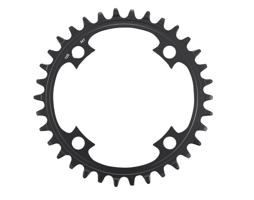 Shimano STEPS CRE80-12-B 12 Spd eBike Chainring Black 34t