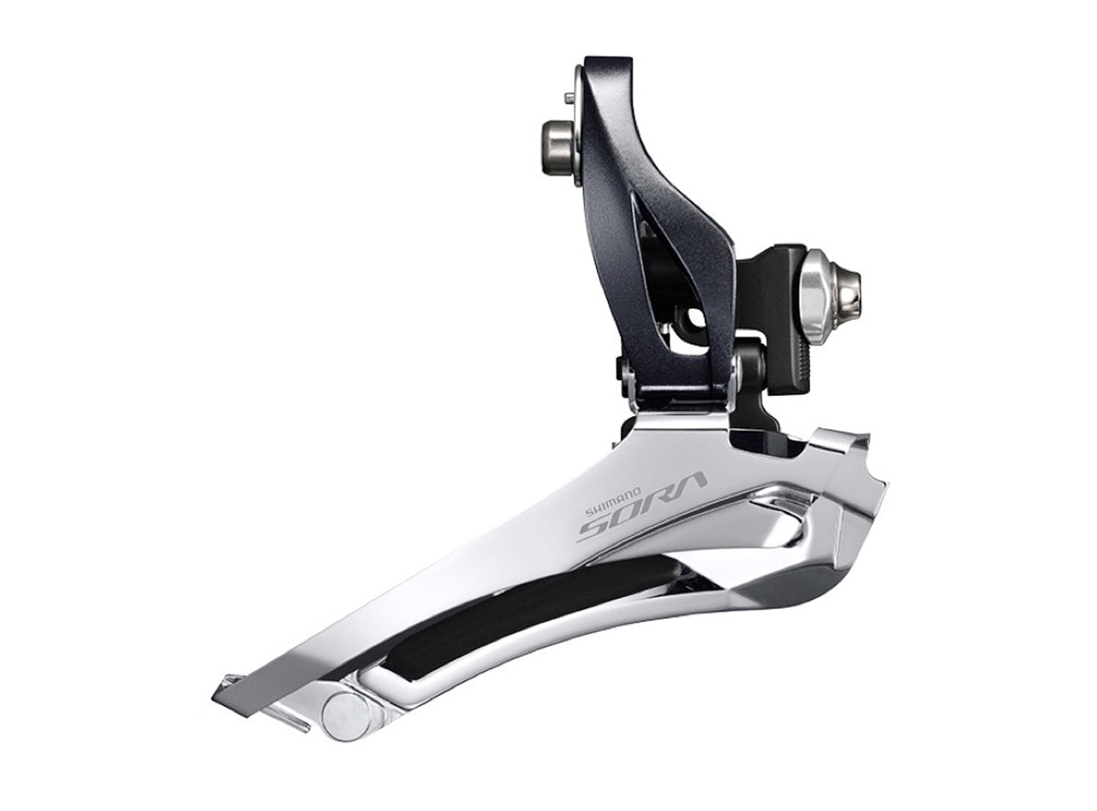 Shimano Sora R3000 9 Speed Front Derailleur Gray Braze On