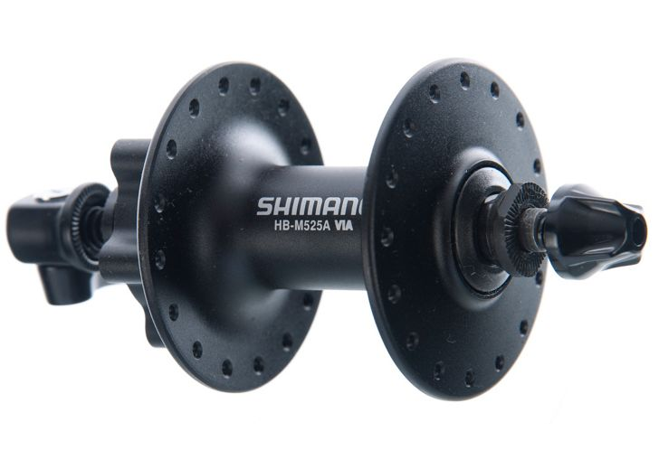 Shimano Deore M525 MTB Disc Hub - Front - Black