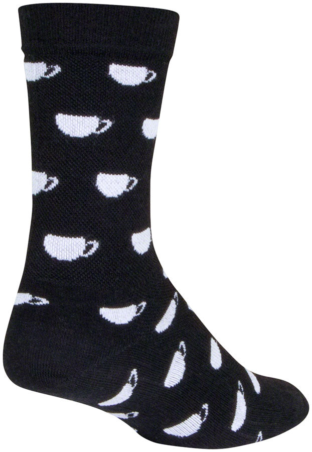 SockGuy SGX 6" Turbo Wool Sock - Mugs Mugs Large/X-Large