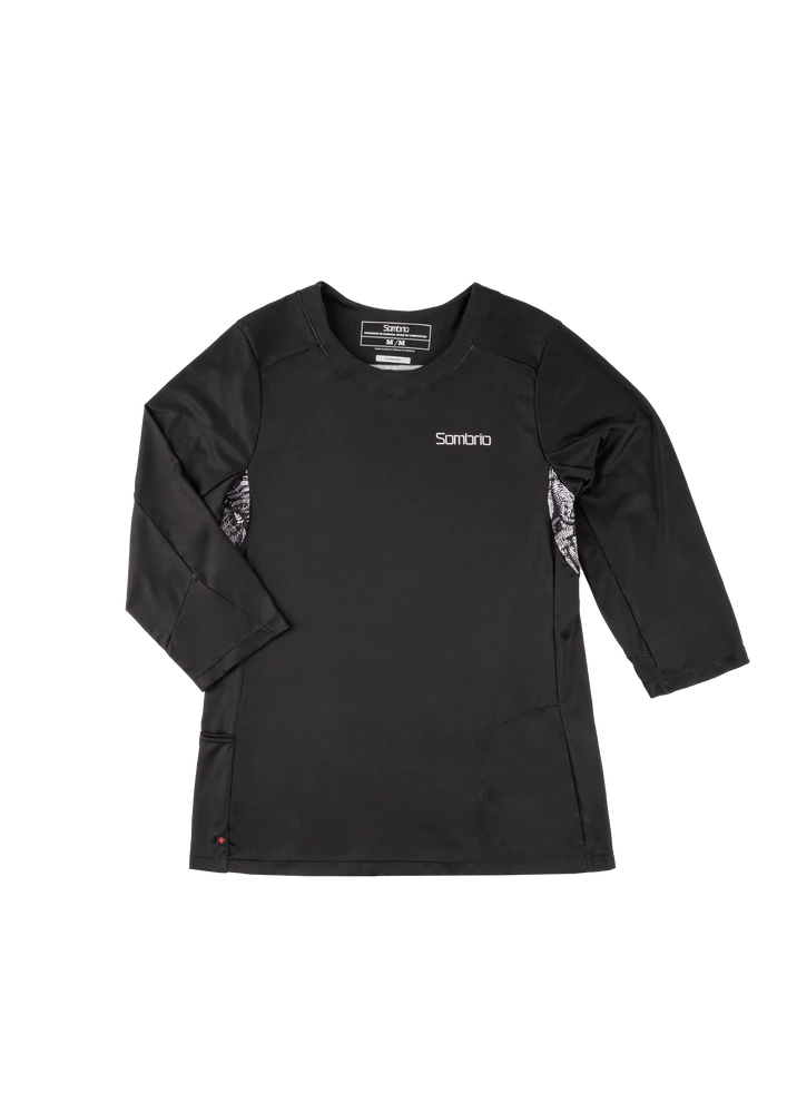Sombrio Altitude 3/4 Sleeve MTB Jersey - Womens - Fern Lilac-Black Fern Lilac - Black X-Small