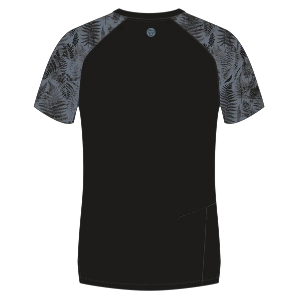 Sombrio Ridgeline 2 Short Sleeve MTB Jersey - Fern Black-Stormy Weather