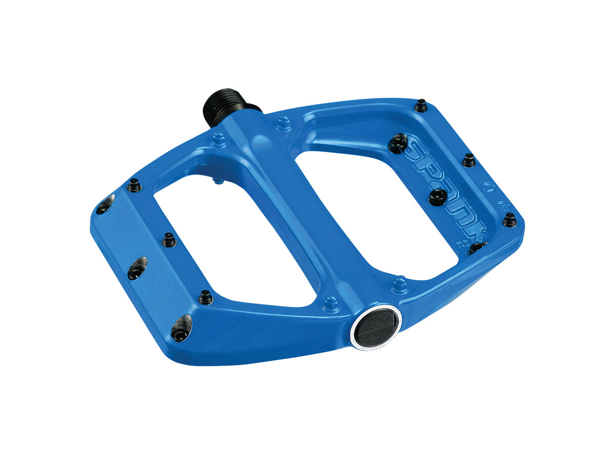 Spank Spoon DC Flat Pedals - Blue - 2021 Blue