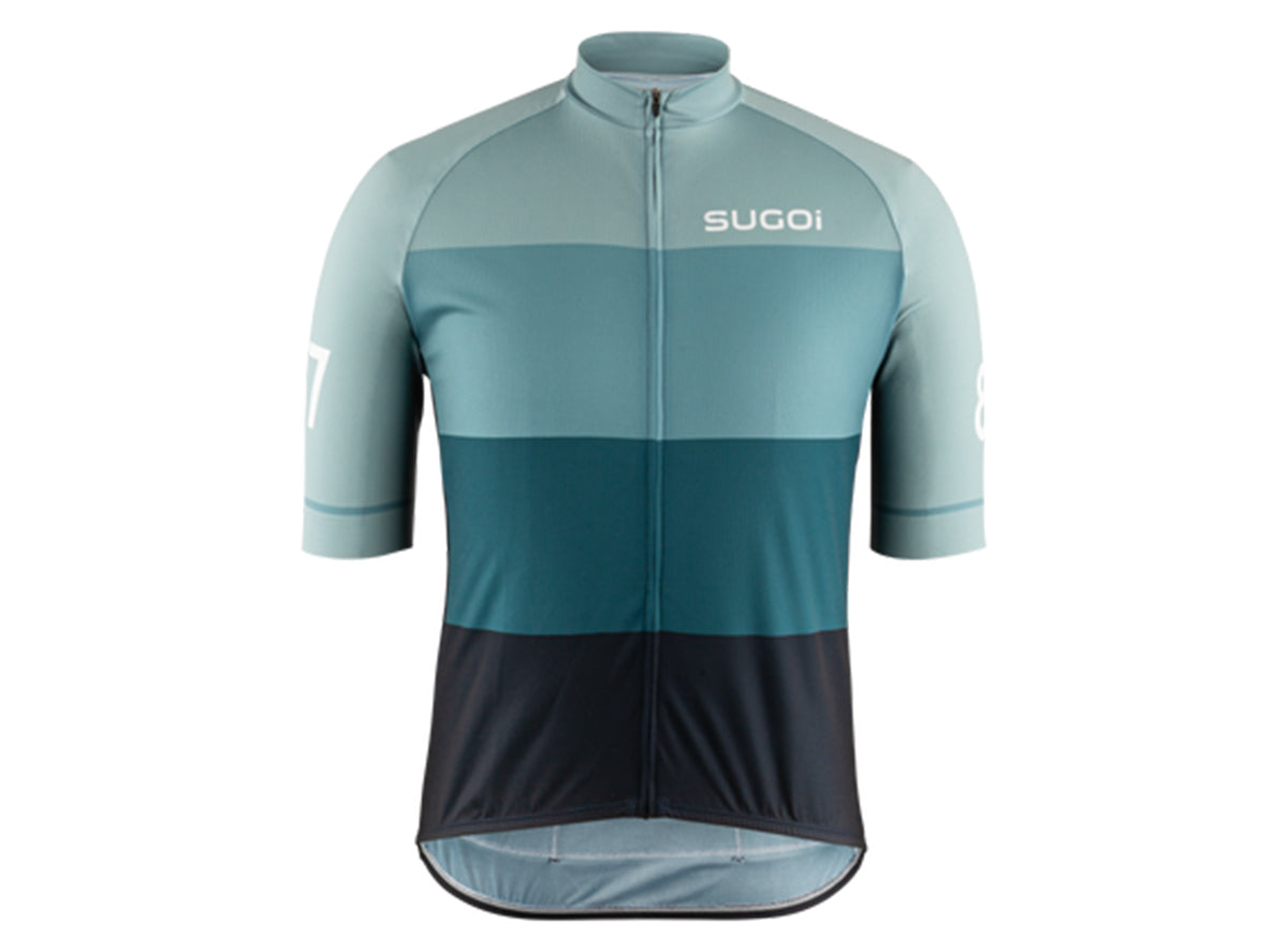 Sugoi Evolution Zap 2 Short Sleeve Jersey - Steel Blue Line Steel Blue Line Small