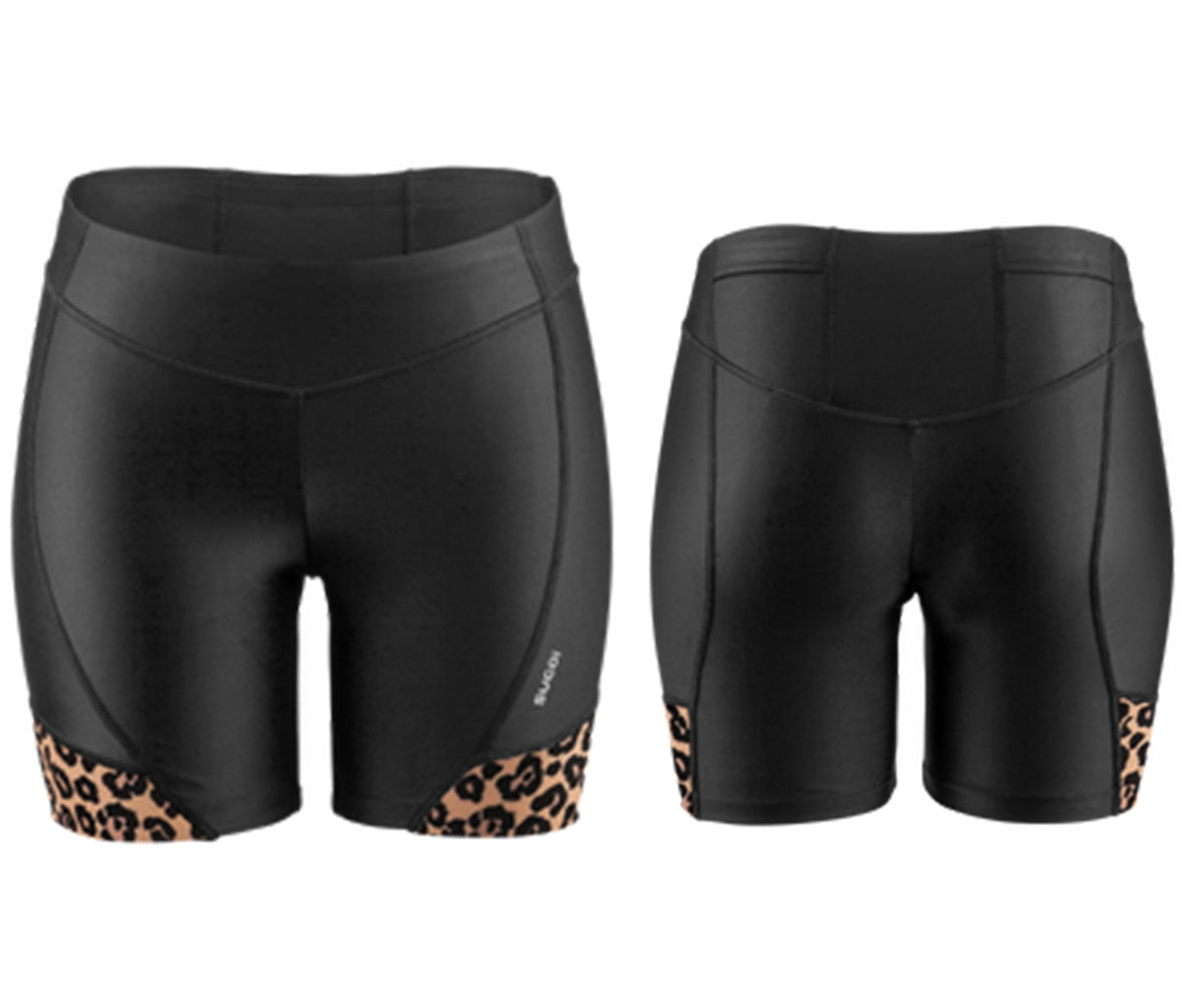 Sugoi RPM Tri Short - Womens - Black-Leopard Black - Leopard X-Small