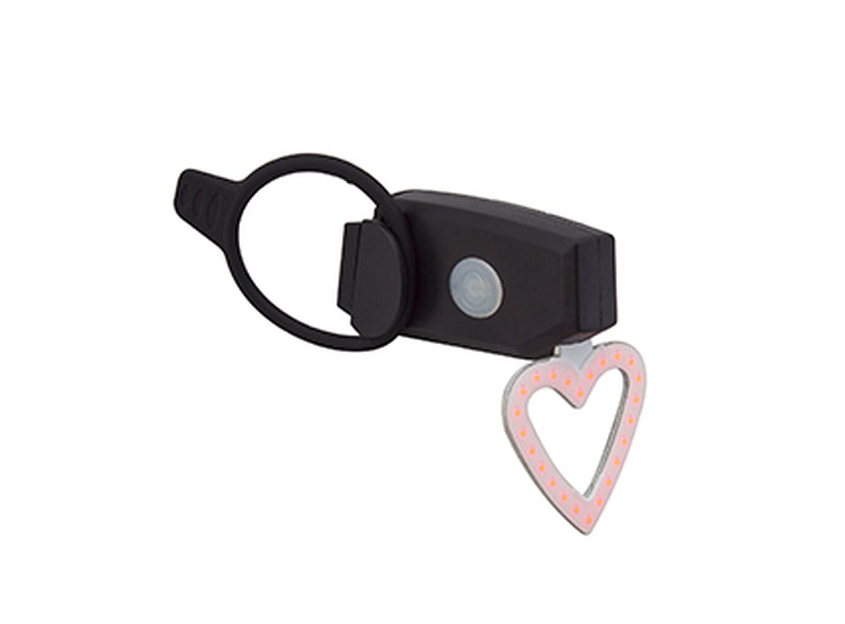 Sunlite HeartThrob USB Tail Light - Black-Red Black - Red