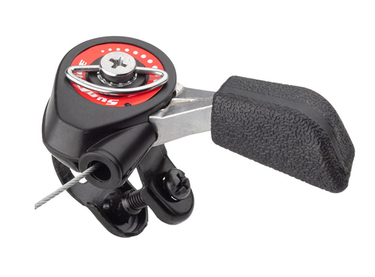 Sunrace MTB Friction Thumb Shift Lever - Right Side Black - Silver