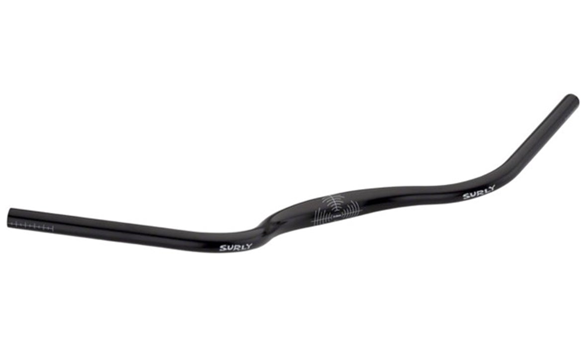 Surly Terminal Riser Handlebar - Black Black 735mm - 31.8mm - 40mm
