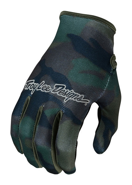 Troy Lee Designs Flowline MTB Glove - Brushed Camo - Army - 2022 Army Small