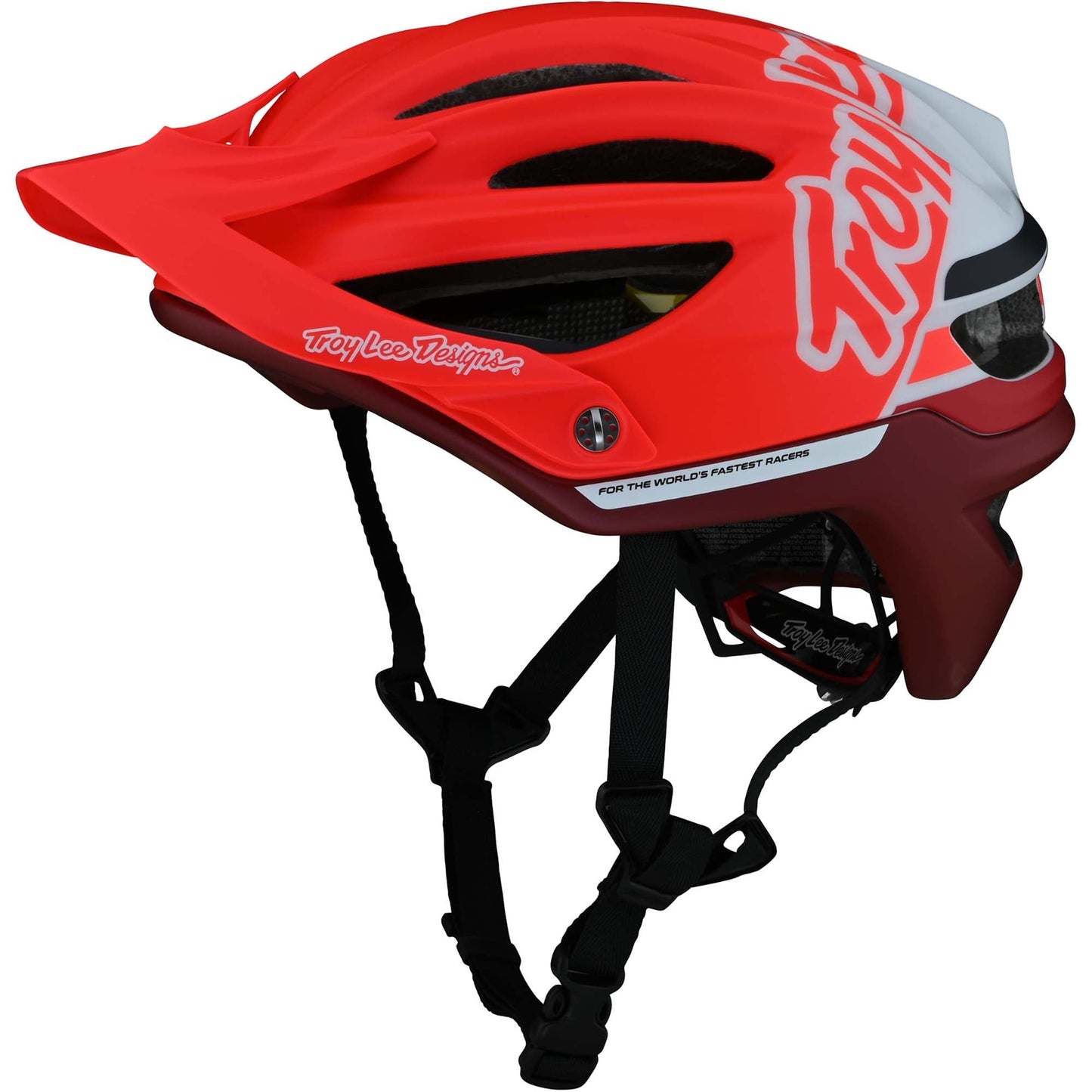 Troy Lee Designs A2 MIPS MTB Helmet - Silhouette - Red Red Small