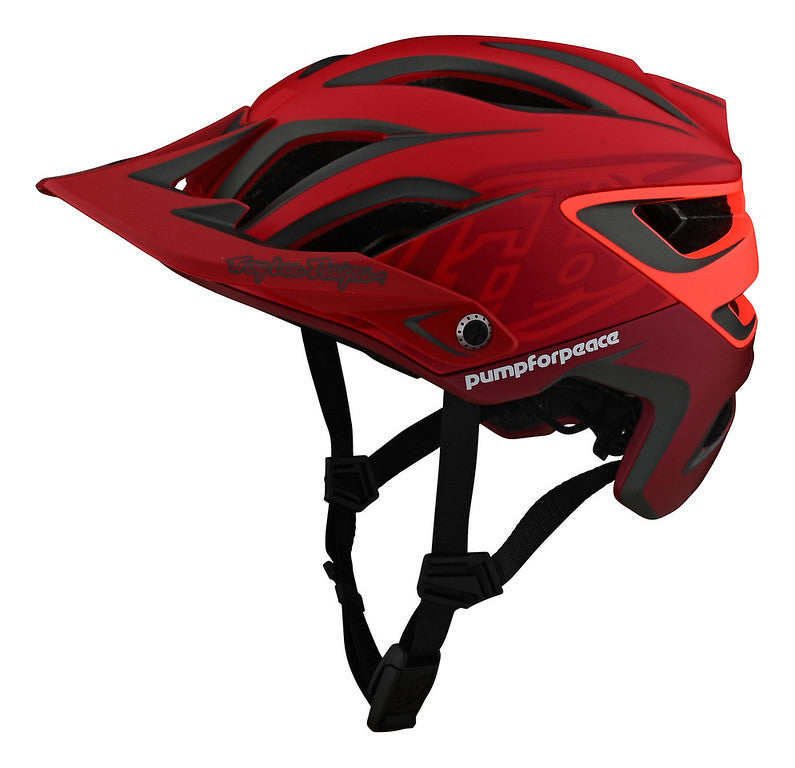Troy Lee Designs A3 MIPS MTB Helmet - Pump for Peace Red Red X-Small/Small