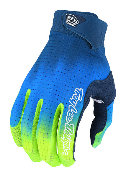 Troy Lee Designs Air MTB Glove - Jet Fuel - Navy-Yellow - 2022 Navy - Yellow Small