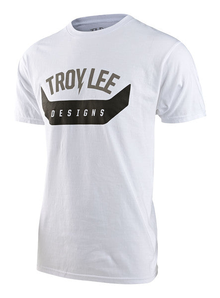 Troy Lee Designs Arc Short Sleeve Tee - White White Small