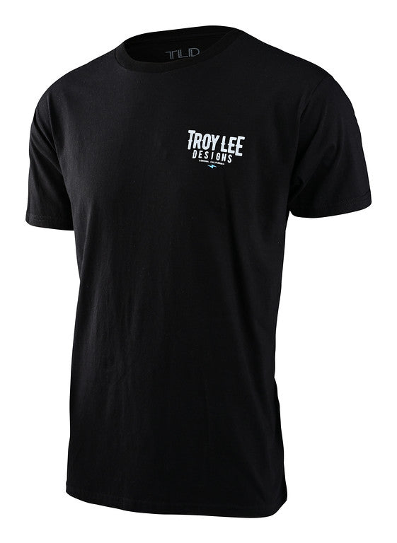 Troy Lee Designs Carb Short Sleeve Tee - Black Black Small