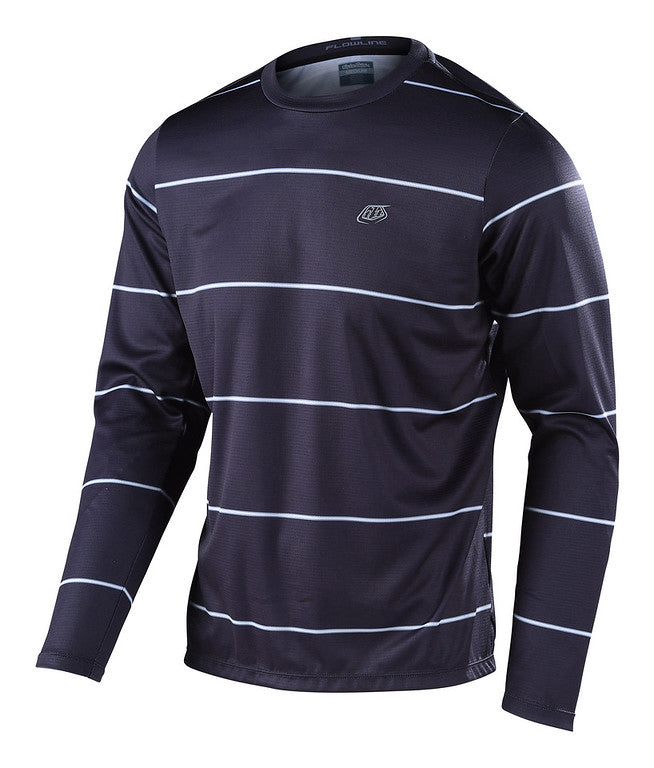 Troy Lee Designs Flowline Long Sleeve MTB Jersey - Revert - Black - 2022 Black Small