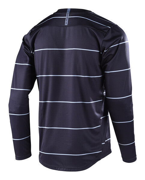 Troy Lee Designs Flowline Long Sleeve MTB Jersey - Revert - Black