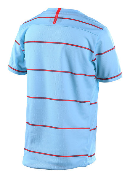 Troy Lee Designs Flowline Short Sleeve MTB Jersey - Youth - Revert - Water