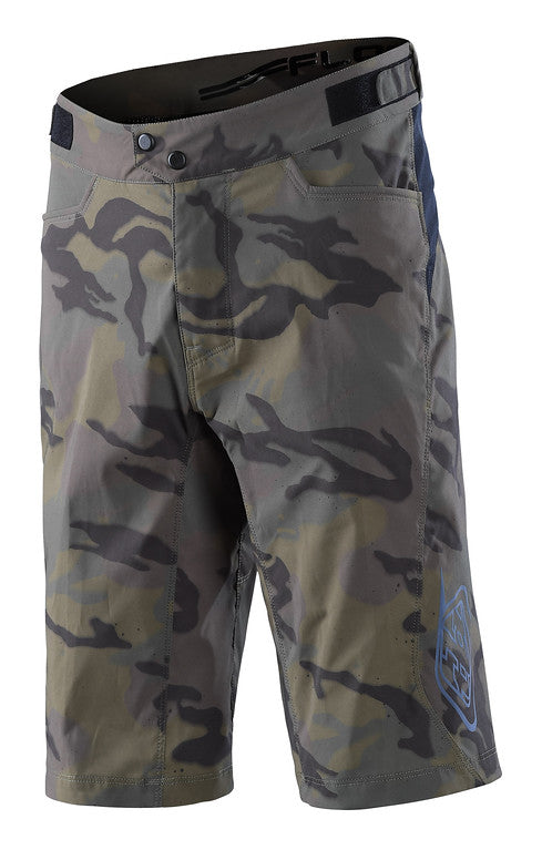 Troy Lee Designs Flowline Short - Shell - Spray Camo - Army - 2022 Army 30"