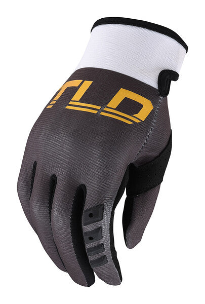 Troy Lee Designs GP MTB Glove - Womens - Gray-Gold - 2022 Gray - Gold Small