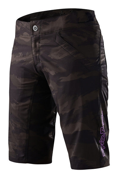 Troy Lee Designs Mischief Short - Womens - Brushed Camo - Army - 2022 Army X-Small