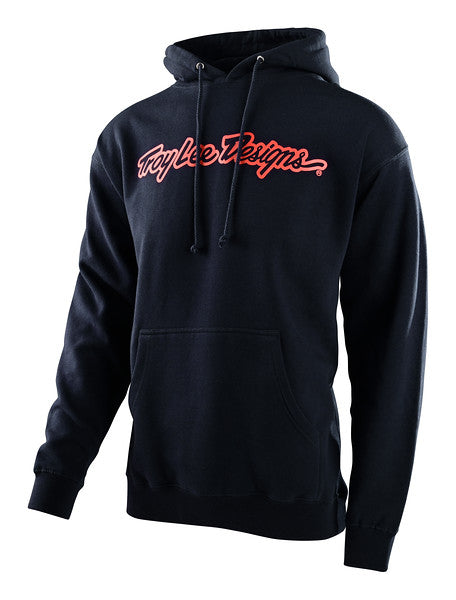 Troy Lee Designs Signature Pullover Hoodie - Navy Navy Small