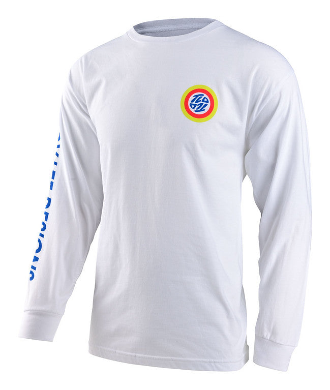 Troy Lee Designs Spun Long Sleeve Tee - White White Small