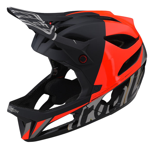 Troy Lee Designs Stage MIPS Full Face Helmet - Nova - Glo Red - 2022 Glo Red X-Small/Small
