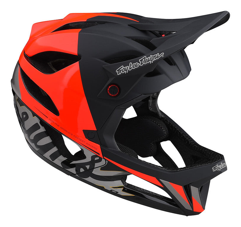 Troy Lee Designs Stage MIPS Full Face Helmet - Nova - Glo Red - 2023