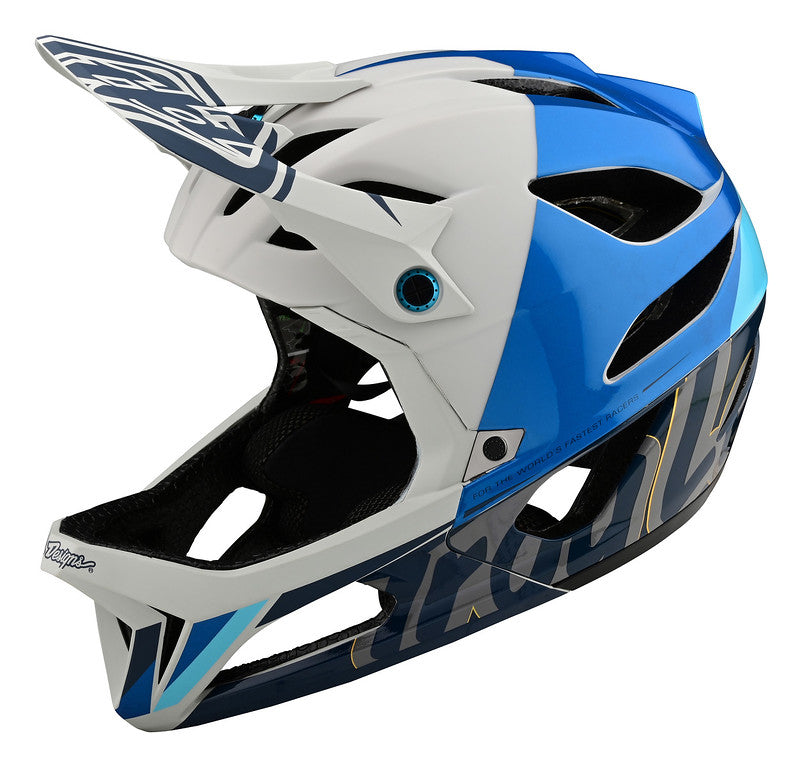Troy Lee Designs Stage MIPS Full Face Helmet - Nova - Slate Blue - 2022 Slate Blue X-Small/Small