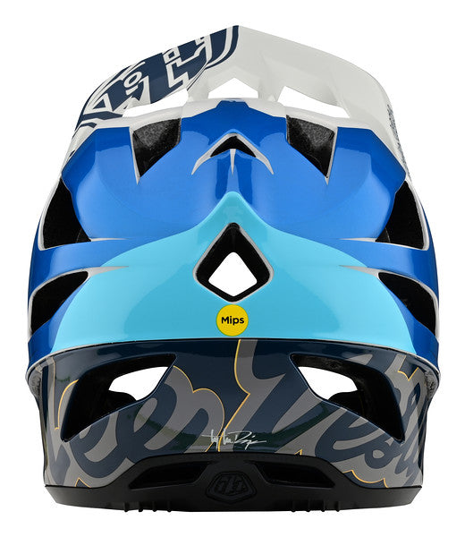 Troy Lee Designs Stage MIPS Full Face Helmet - Nova - Slate Blue - 2022