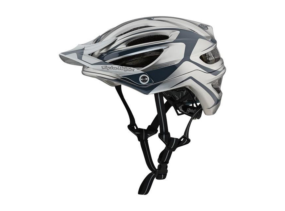 Troy Lee Designs A2 MIPS MTB Helmet - Dropout - Silver- 2019 Silver Small