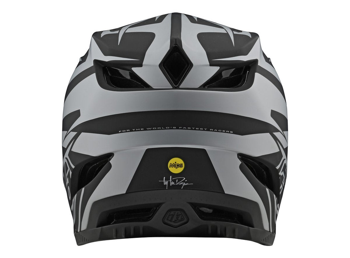 Troy Lee Designs D4 Composite Full Face Helmet - Slash - Black-Silver - 2020