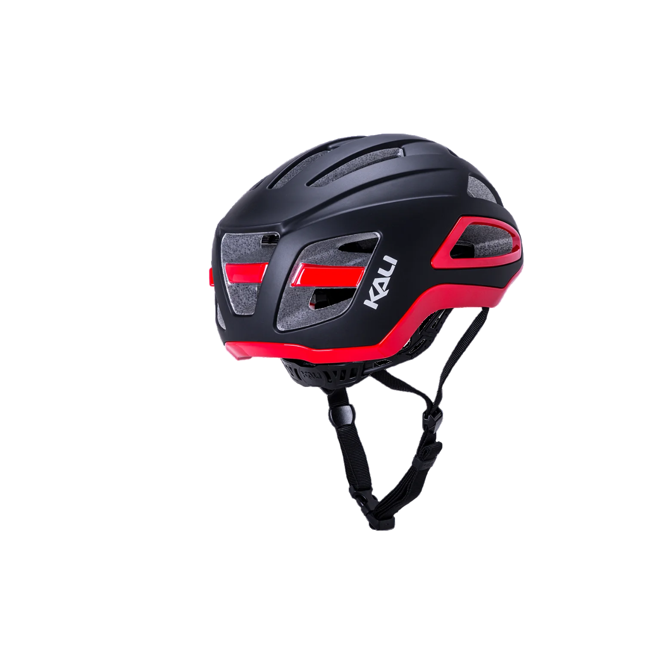 Kali Uno Solid Road Helmet - Matt Black-Red