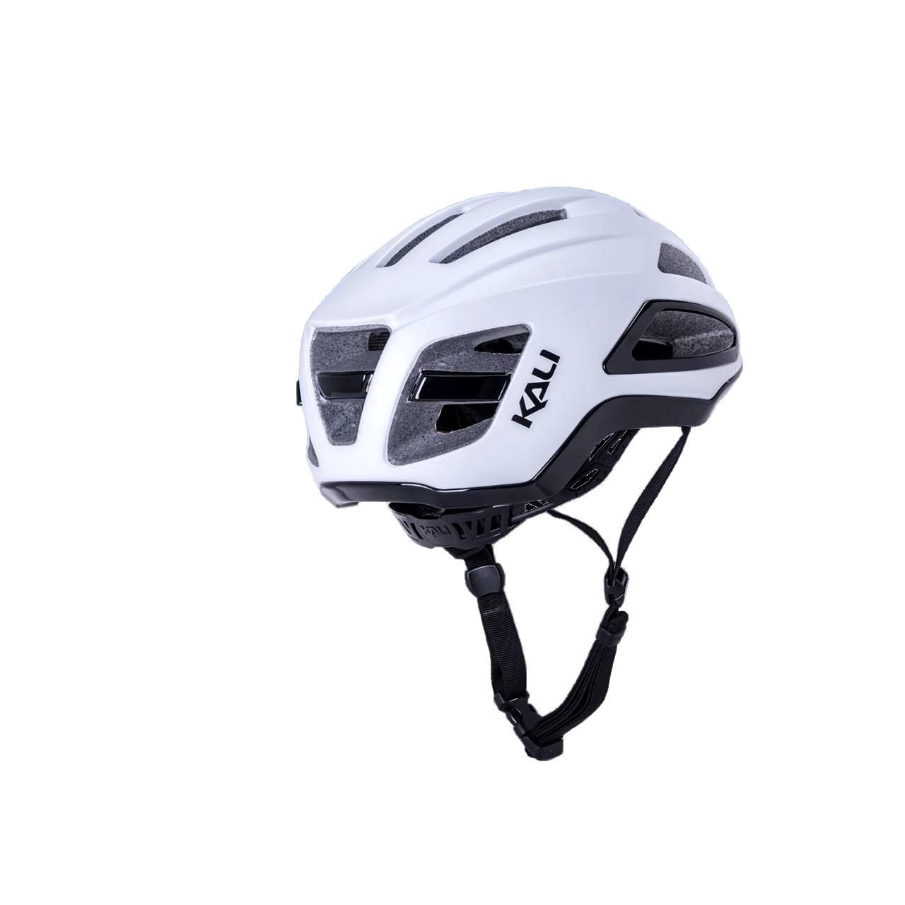 Kali Uno Solid Road Helmet - Matt White-Black
