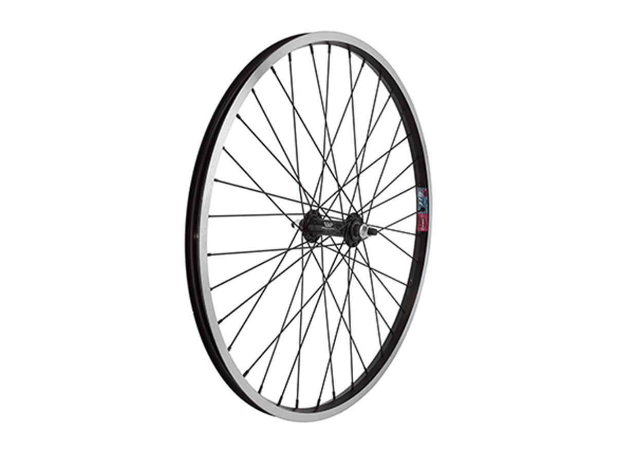 WheelMaster 24" Alloy MTB Wheel - Front Black Bolt On - 3/8" - 36h