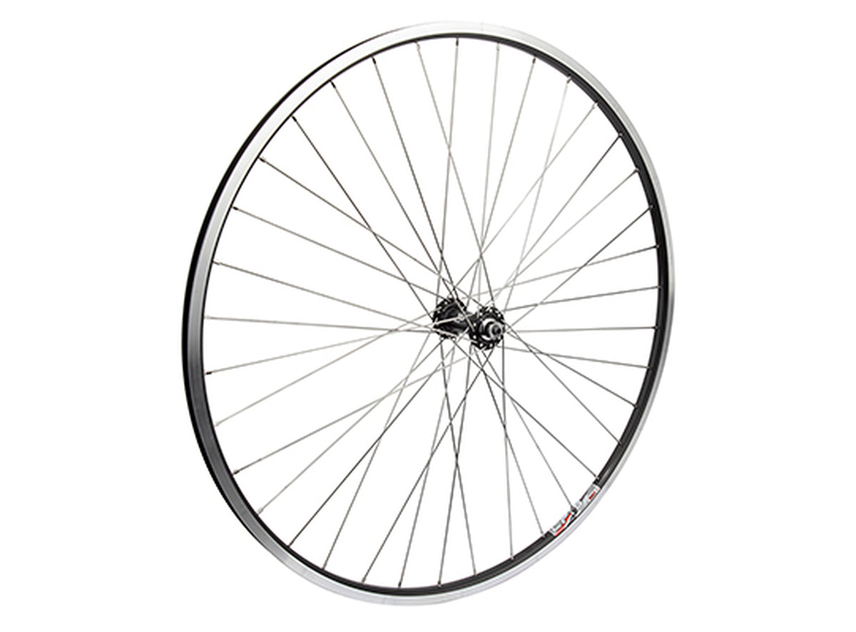 Wheelmaster 700c Alloy Road Wheel - Double Wall - Front - Black Black 36h - 9mmQR