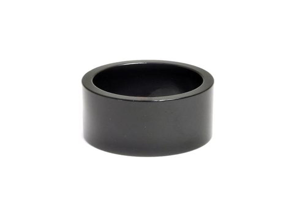 Wheels Manufacturing Aluminum Headset Spacer - 1.1/8" x 20mm - Black Black 1.1/8"