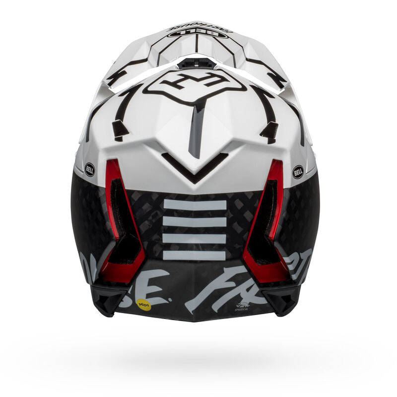 Bell Full-10 Spherical Full Face Helmet - Matt Gray-White-Black