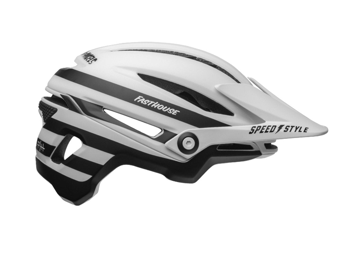 Bell Sixer MIPS MTB Helmet - Matt White-Black-Fasthouse Stripes - 2019 Matt White - Black - Fasthouse Stripes Small