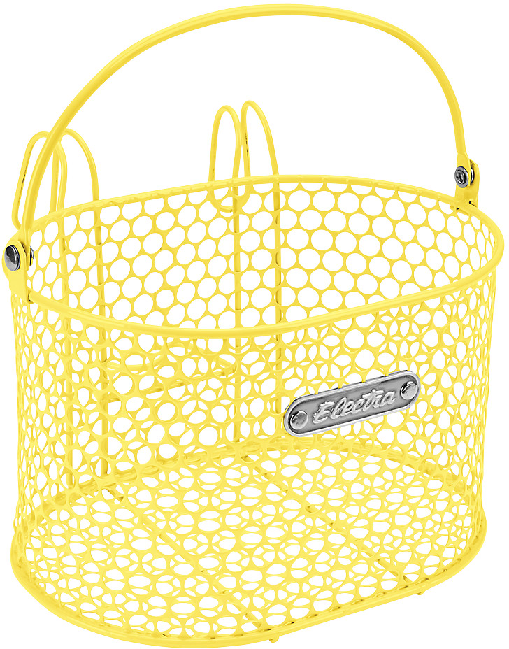 Electra Honeycomb Small Hook-Mounted Basket - Yellow Yellow