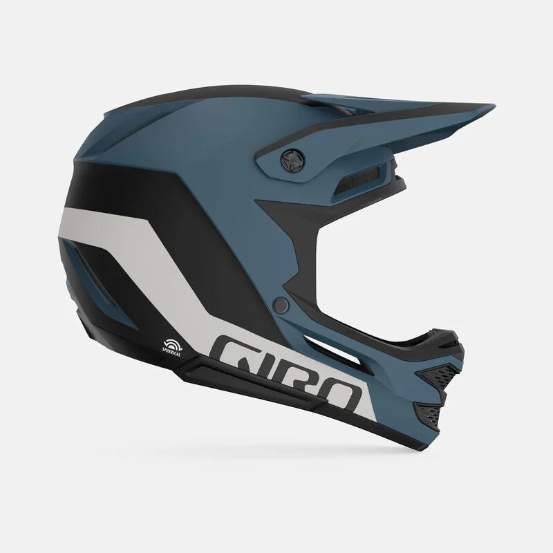 Giro Insurgent Spherical Full Face Helmet - Matt Harbour Blue - 2023