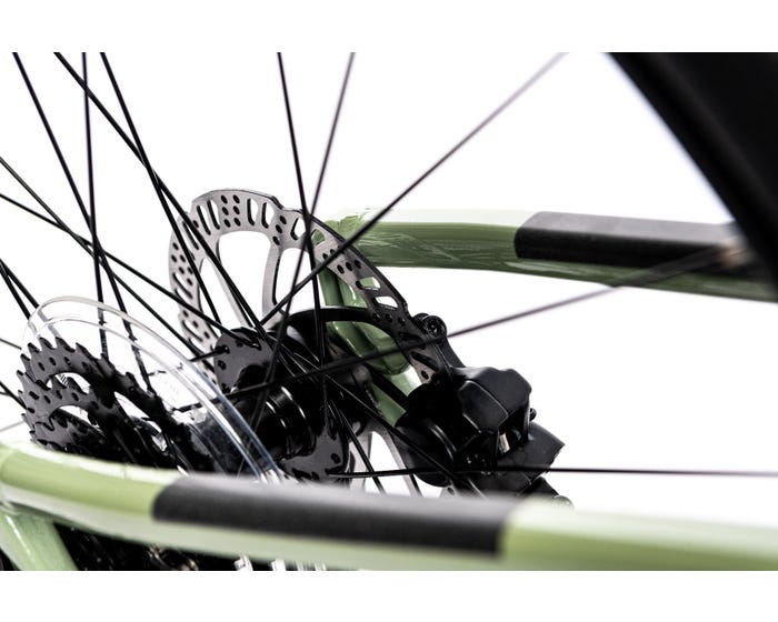Norco Indie 3 27.5 City Bike - Green-Black