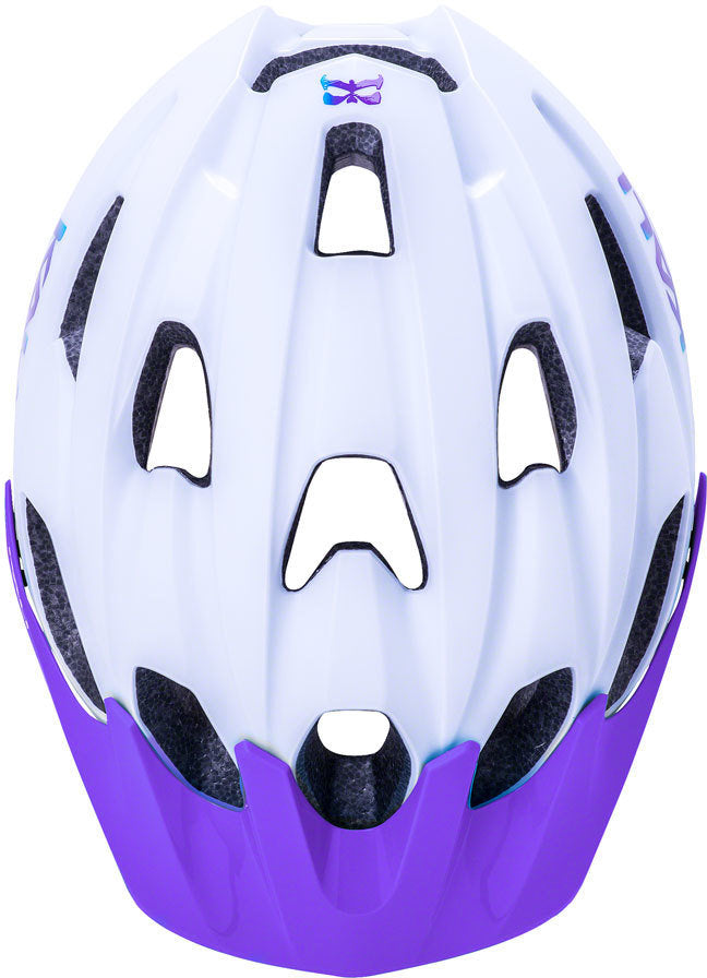 Kali Pace MTB Helmet - Solid Matt White-Blue-Purple