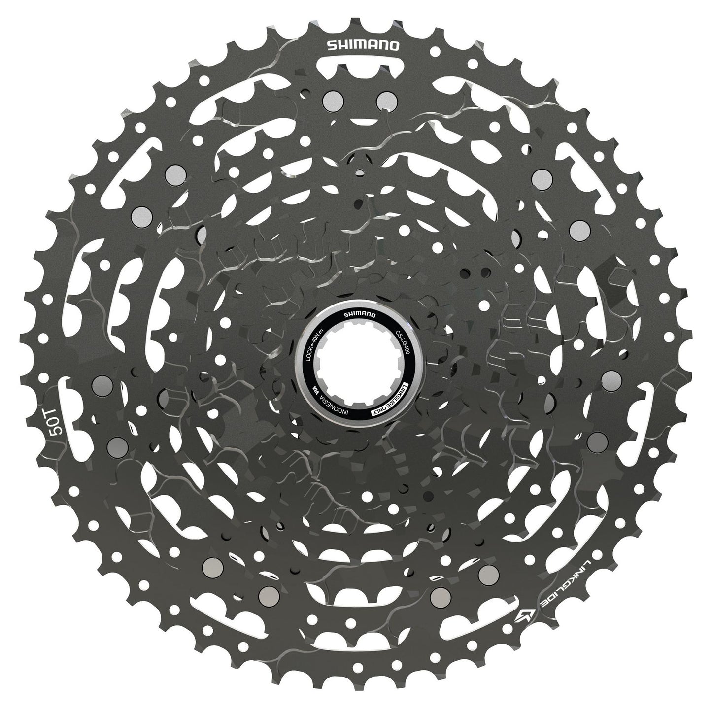 Shimano Linkglide LG400 11 Spd MTB Cassette - Black