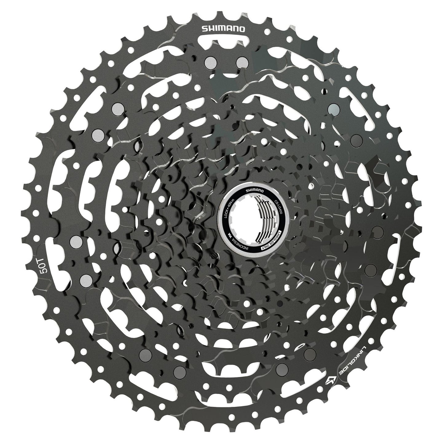 Shimano Linkglide LG400 11 Spd MTB Cassette - Black
