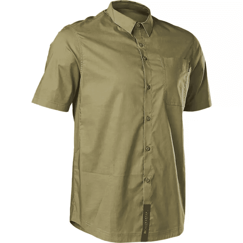 Fox Racing Ranger Woven Short Sleeve MTB Jersey - Bark - 2022 Bark Small