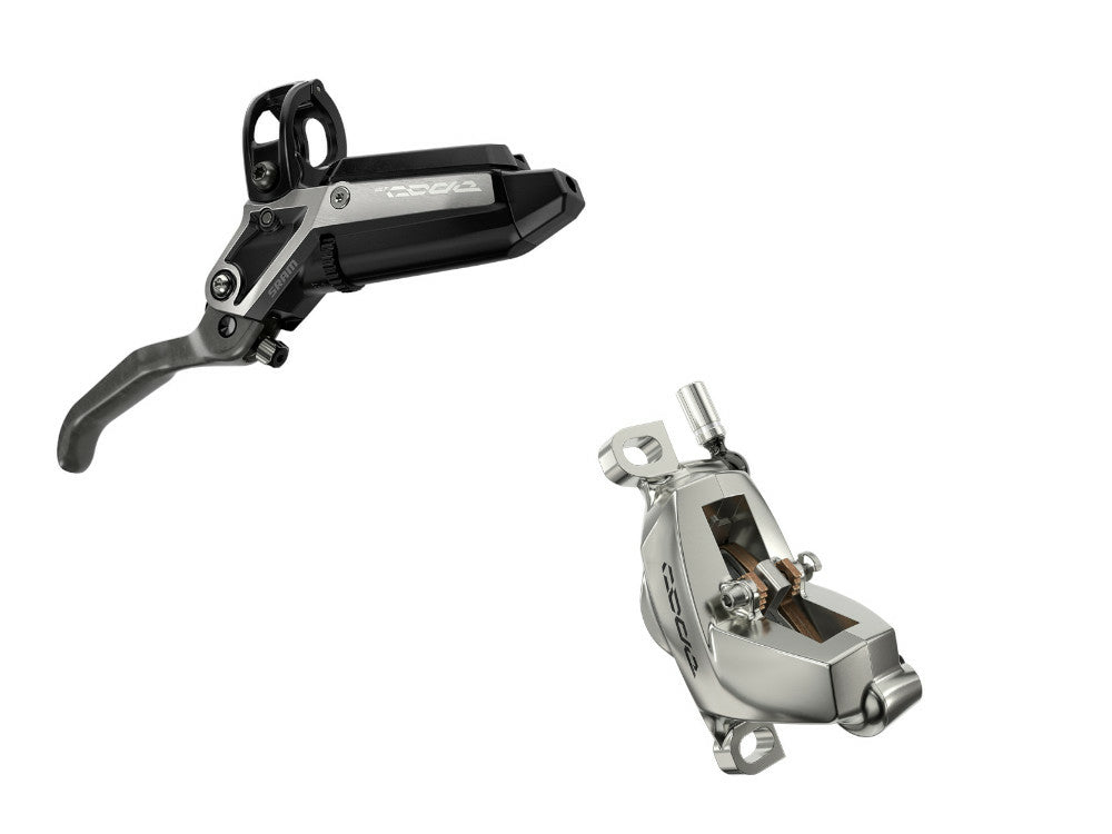 SRAM Code Ultimate Stealth Disc Brake and Lever - Rear - Black-Silver