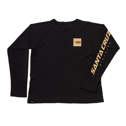 Santa Cruz Long Sleeve Tech Tee - Squared Black